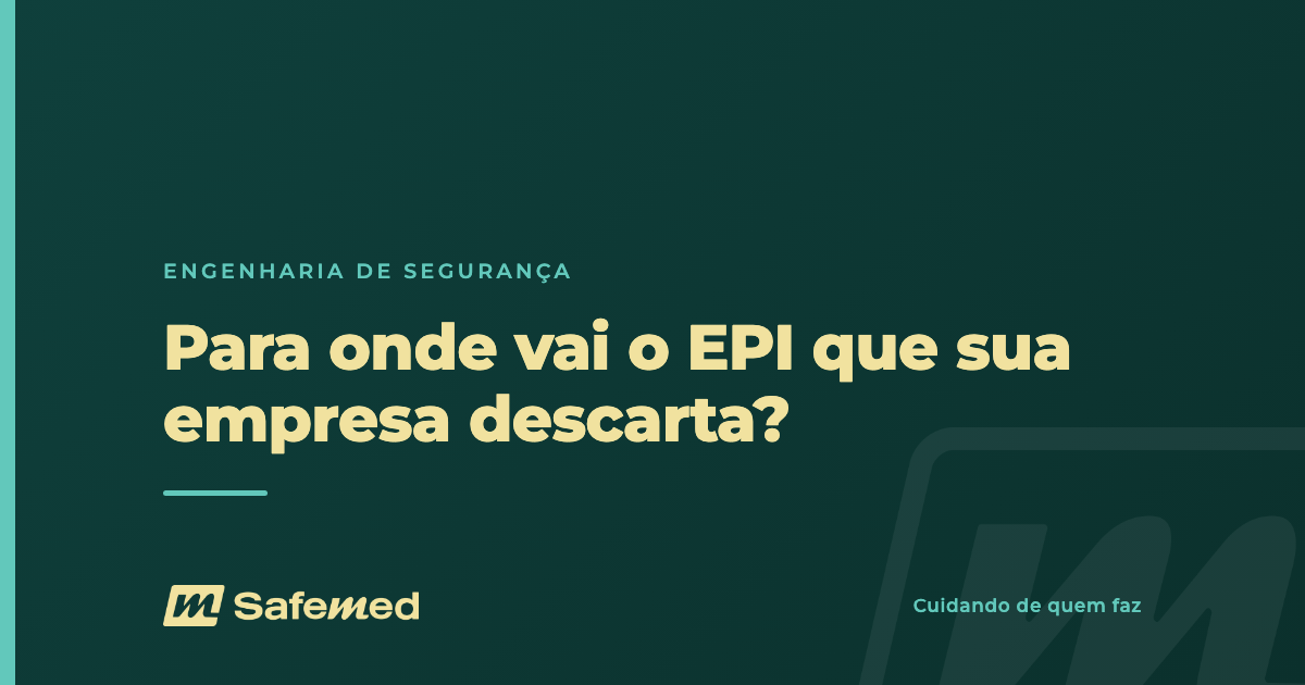 Arte SafeMed: descarte de EPI