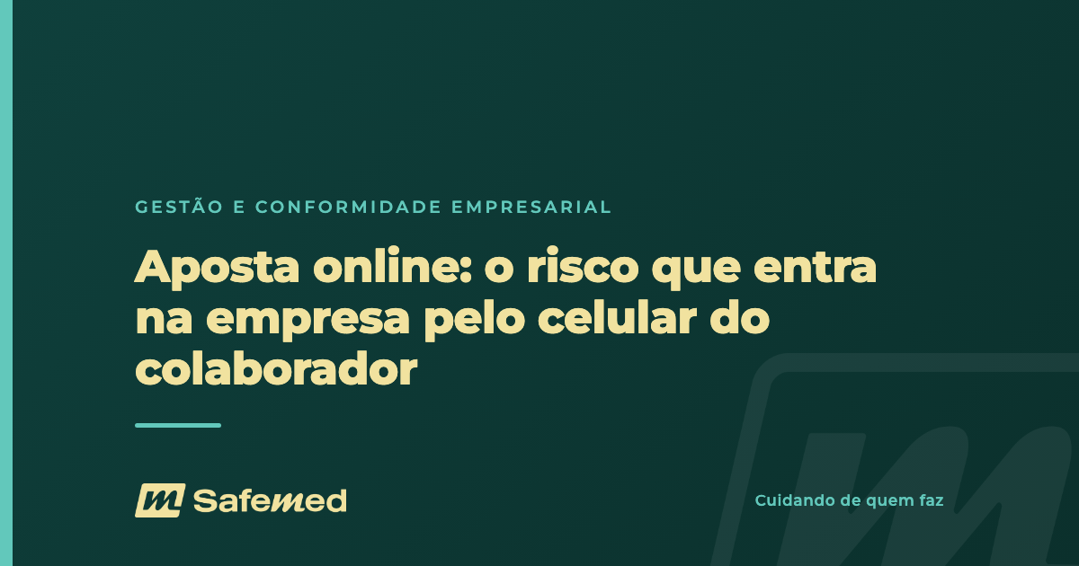 Arte SafeMed: aposta online e saude mental no trabalho